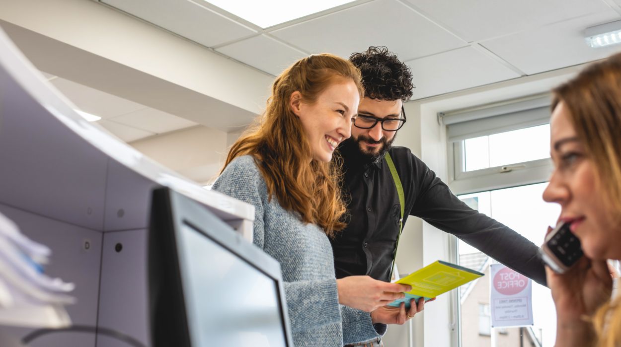 patients at recpetion